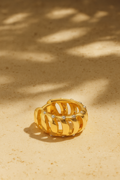 noor gold huggie side