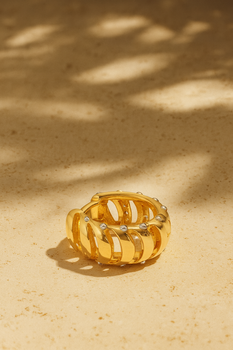 noor gold huggie side