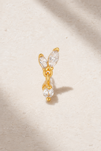 Papillon Gold Stud Earring