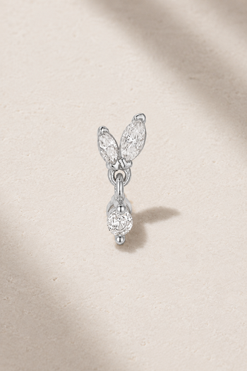 Papillon Silver Stud Earring