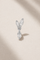 Papillon Silver Stud Earring