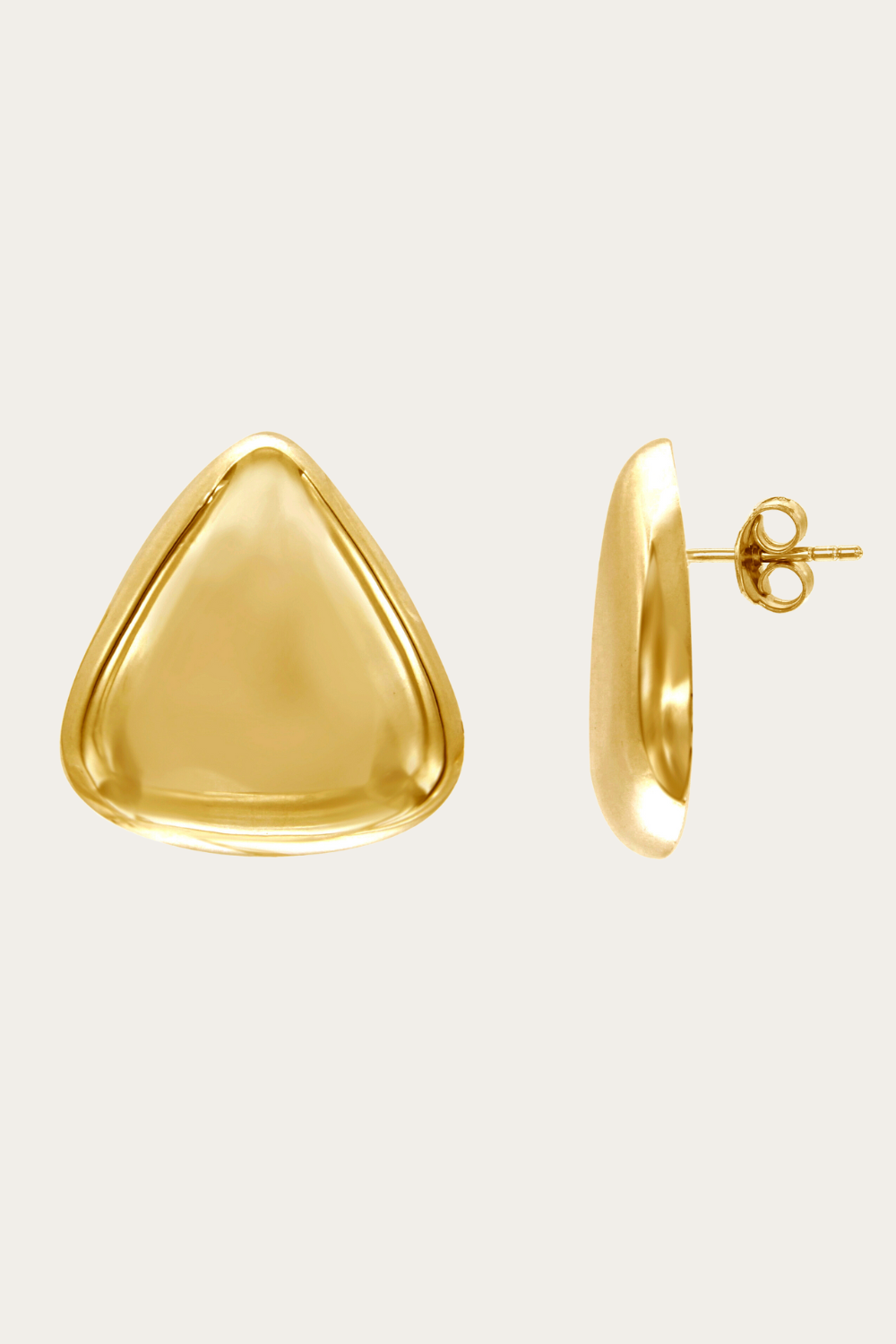 Ramona Gold Vermeil Mega Studs