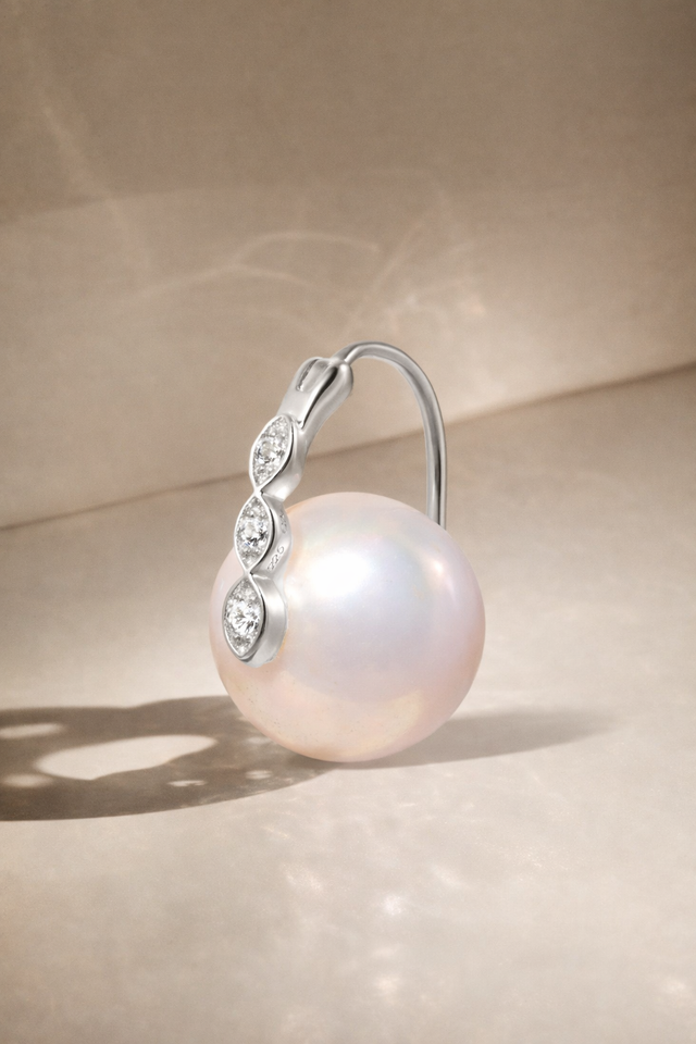 Tasha Pearl Silver Earring