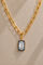 Vittoria Emerald Cut Cara Chain – Black/Gold