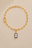 Vittoria Emerald Cut Large Link Bracelet / Anklet – Black/Gold