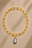 Vittoria Emerald Cut Cara Bracelet / Anklet – Black/Gold