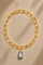 Vittoria Emerald Cut Cara Bracelet / Anklet – Black/Gold