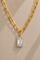 Vittoria Emerald Cut Cara Chain – Silver/Gold