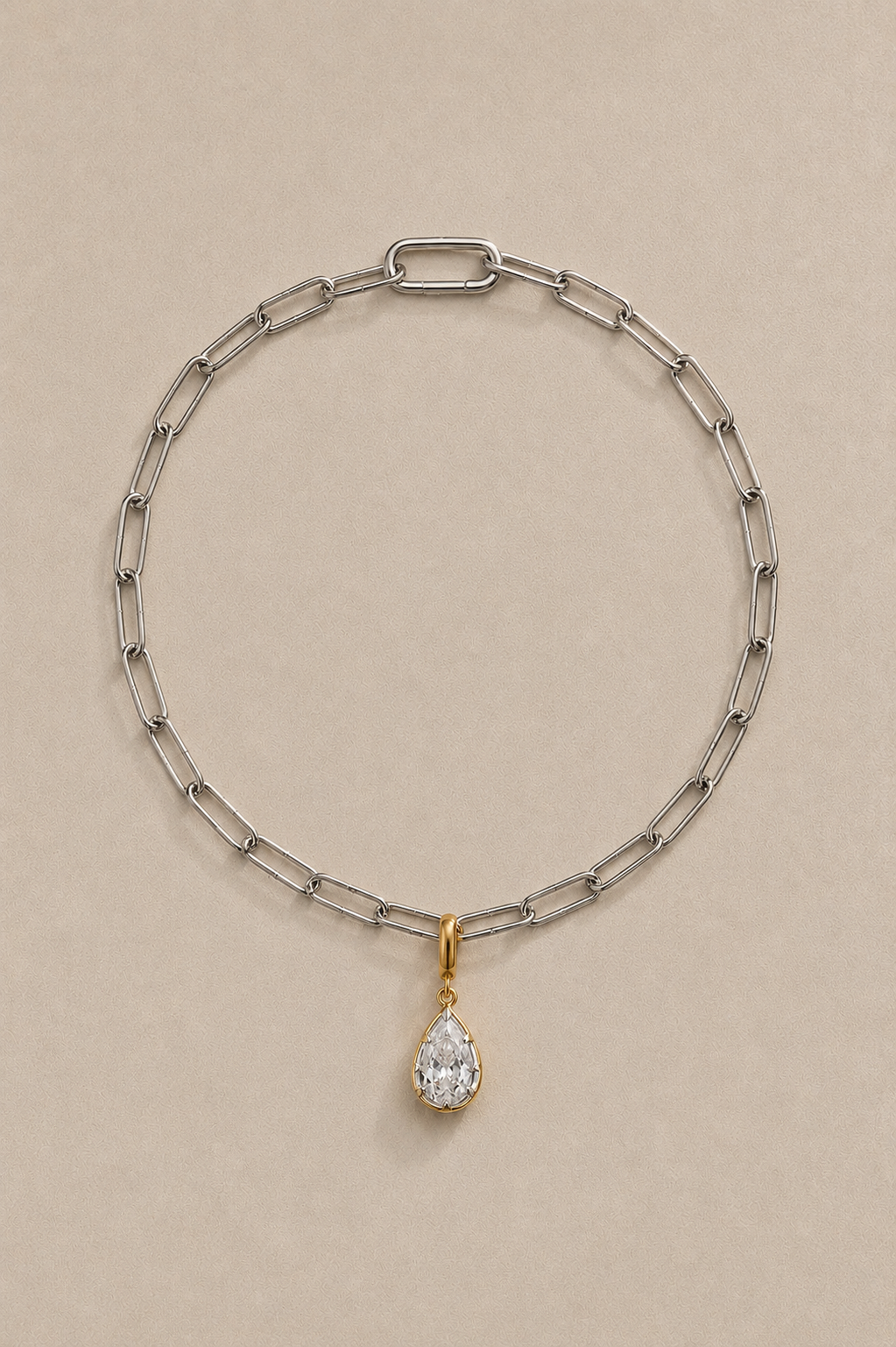 Vittoria Silver Paperclip Bracelet / Anklet