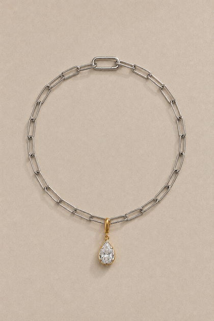 Vittoria Silver Paperclip Bracelet / Anklet