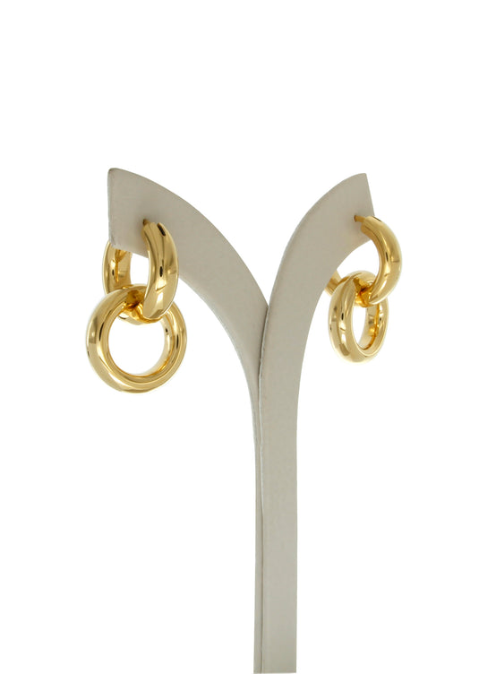 Alba gold vermeil hoops