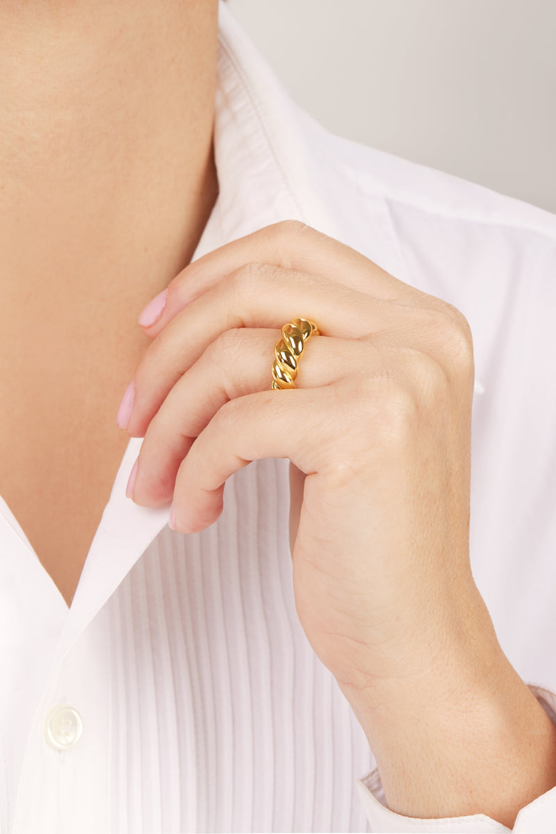 Speira Icon gold vermeil ring