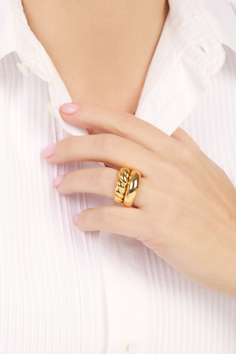 Speira Icon gold vermeil ring