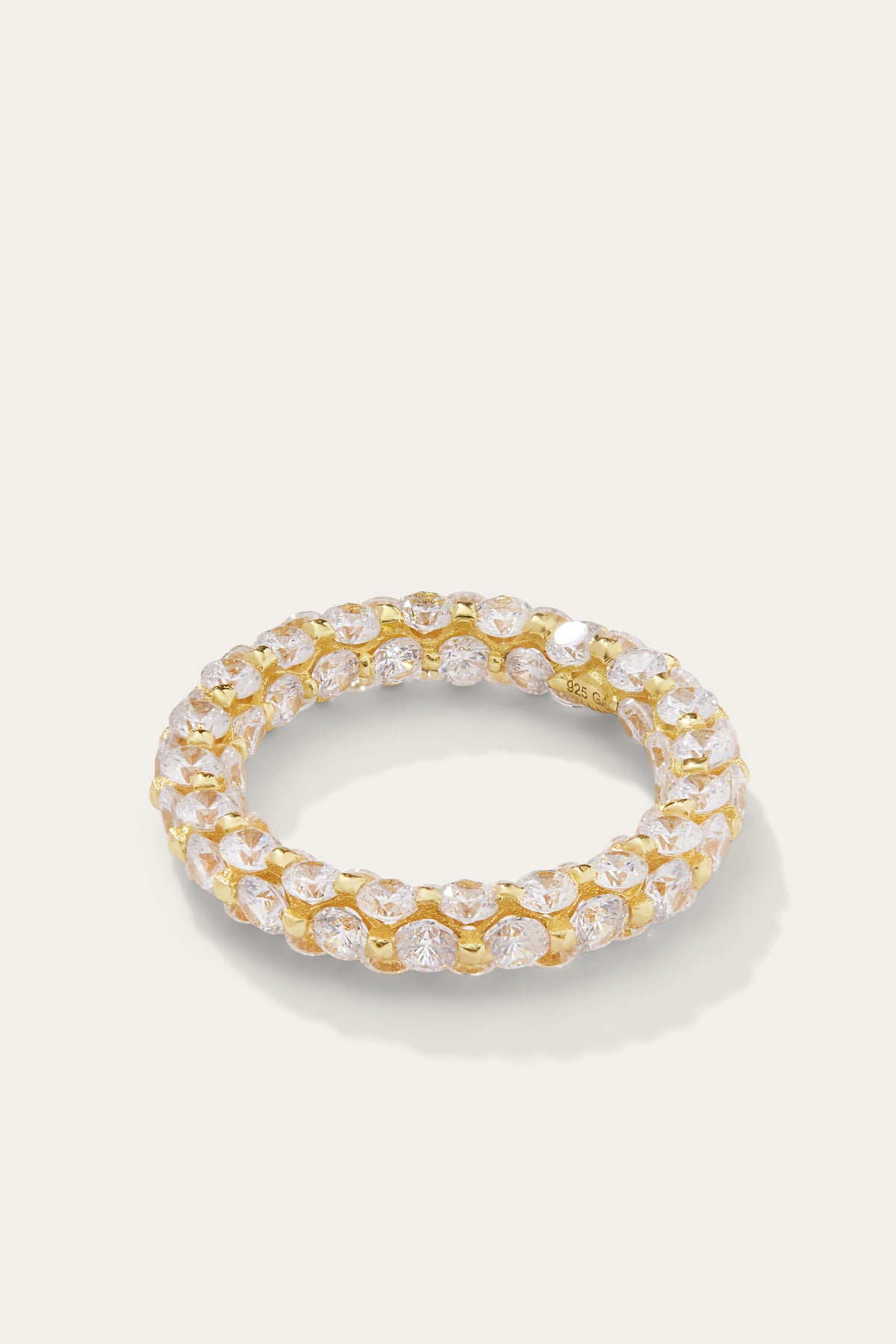 Gatsby gold vermeil ring