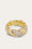 Speira Treccia gold vermeil ring