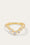 Lola Disco gold vermeil ring