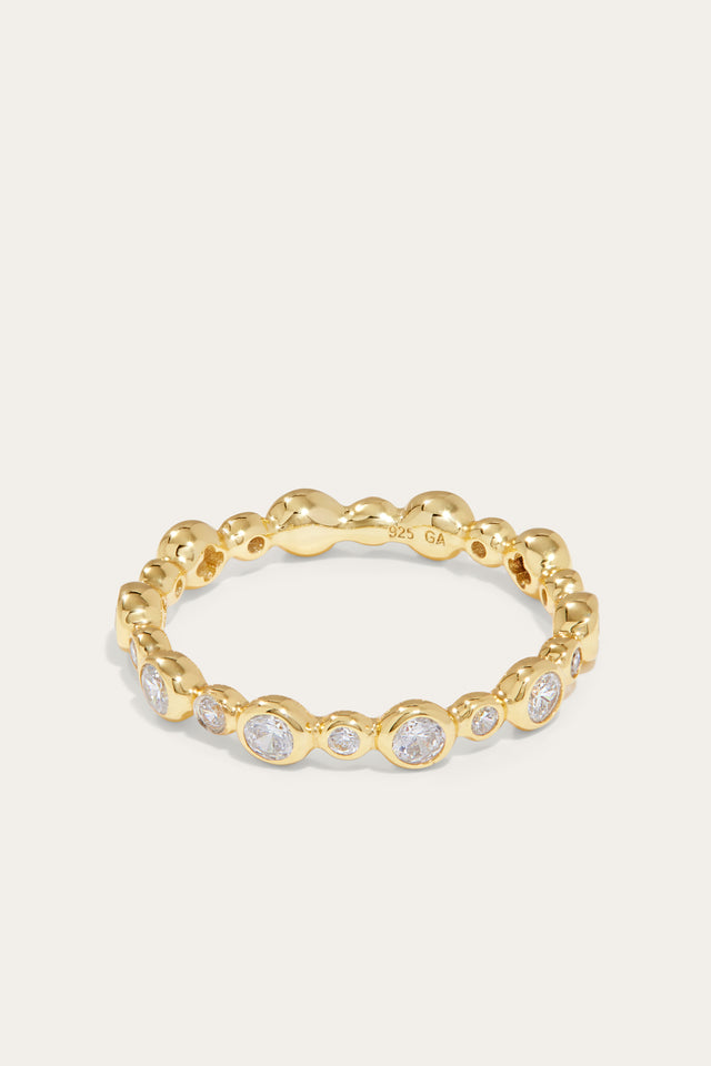 Lola Sabbia gold vermeil ring