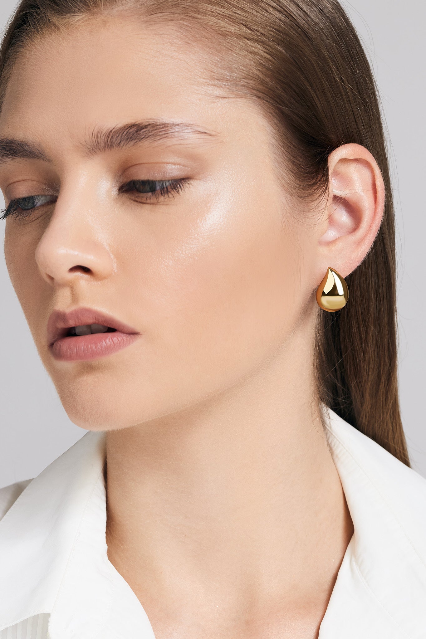 Drop Gold Vermeil Earrings