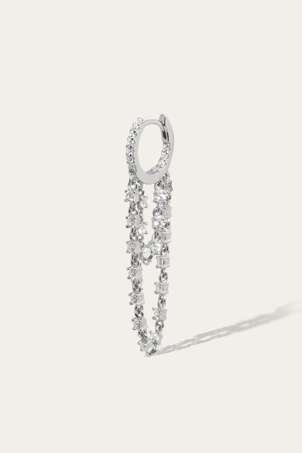 Amina sterling silver earring