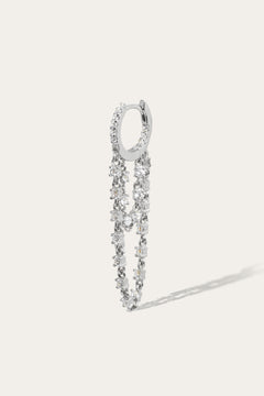 Amina sterling silver earring