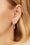 Hanging bolt sterling silver earring