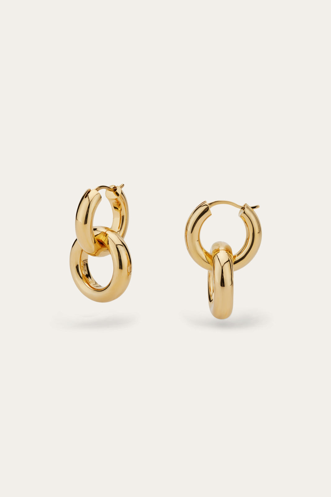 Alba gold vermeil hoops