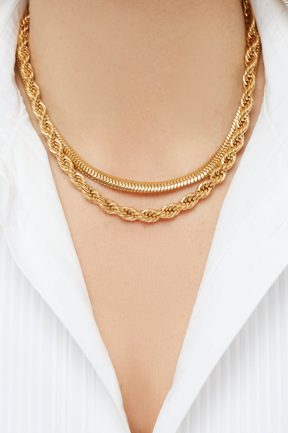 Frida Gold Plated Necklace