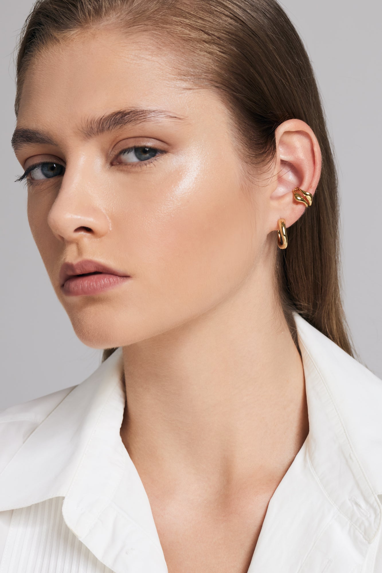 Kyma gold vermeil hoops