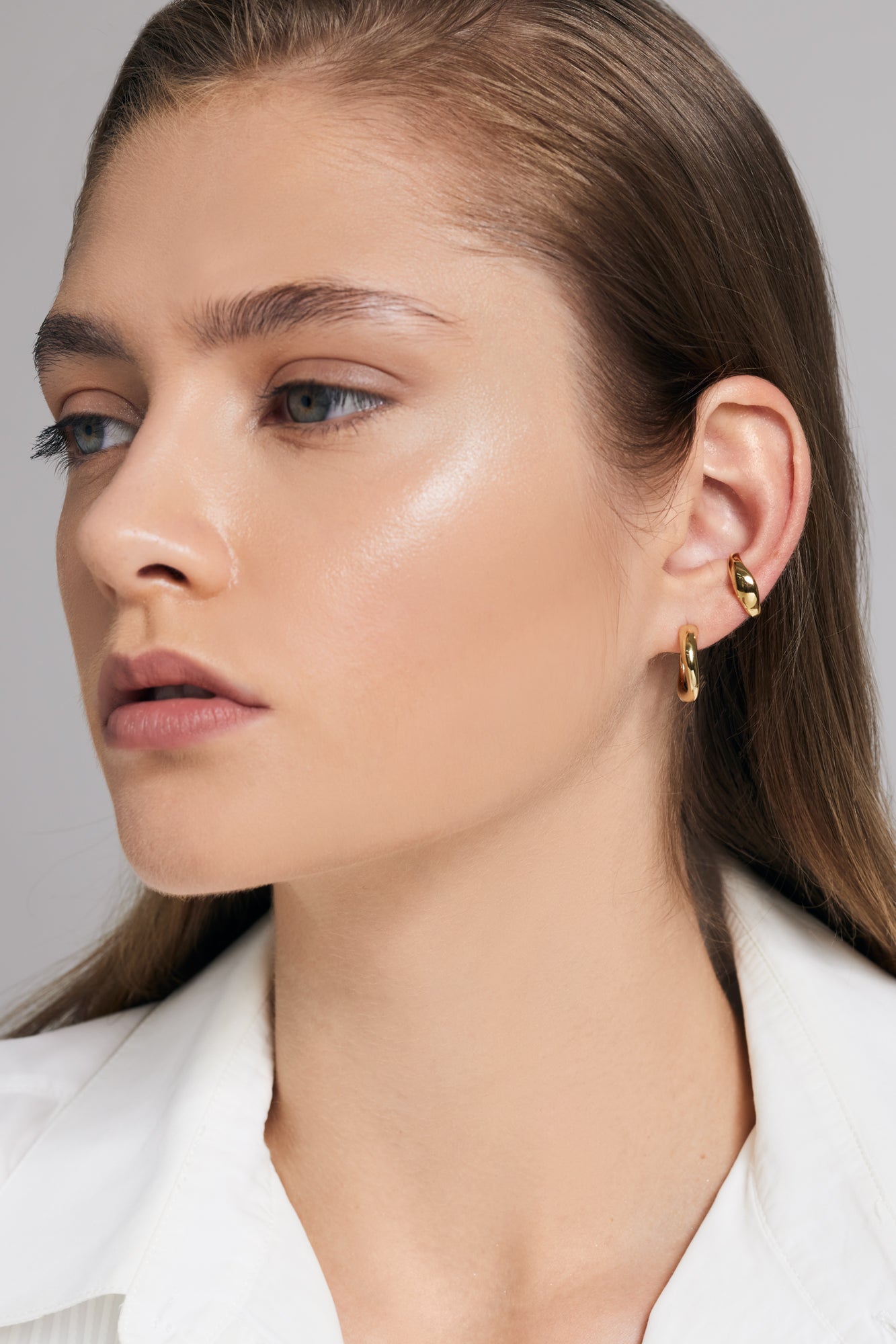 Kyma gold vermeil hoops