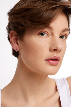 Ora sterling silver stud