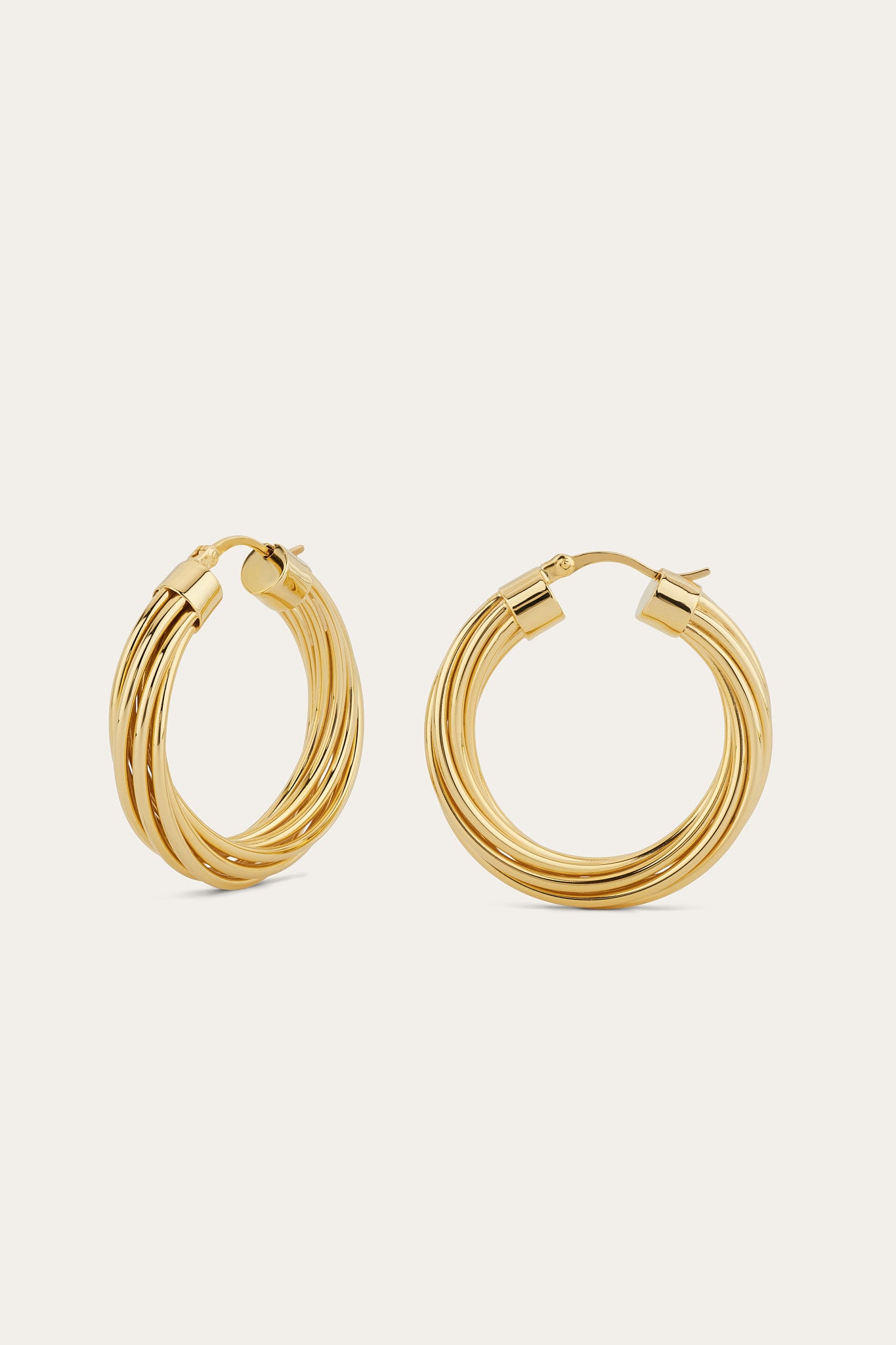 Baby Corda Gold Vermeil Hoops