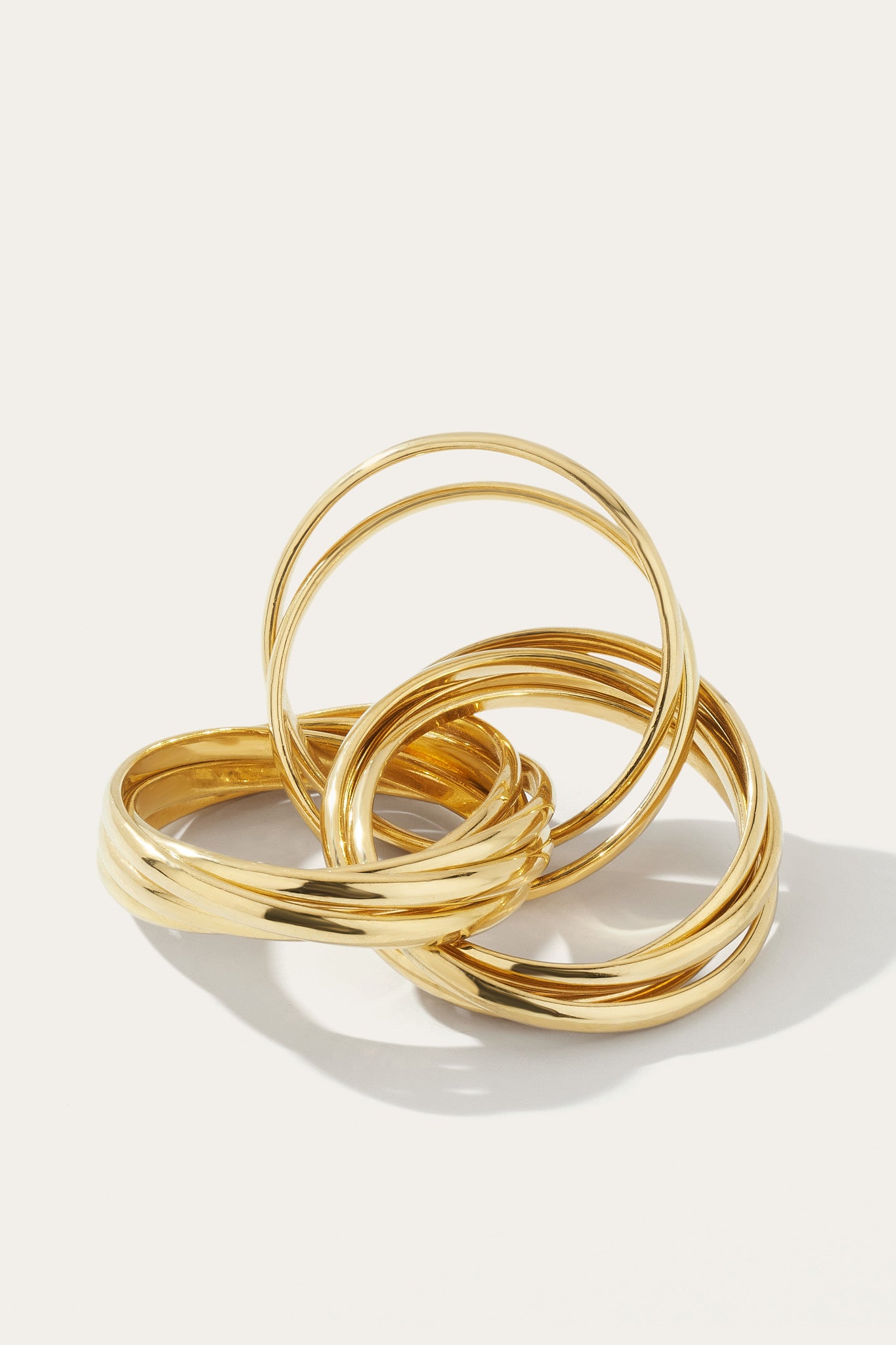Corda Doppio Gold Vermeil Ring