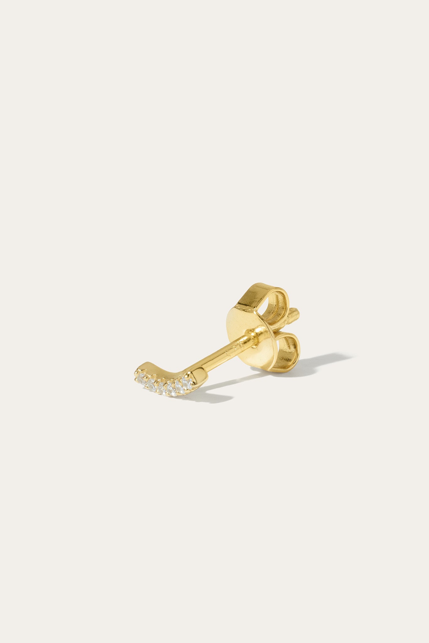Rio gold vermeil stud