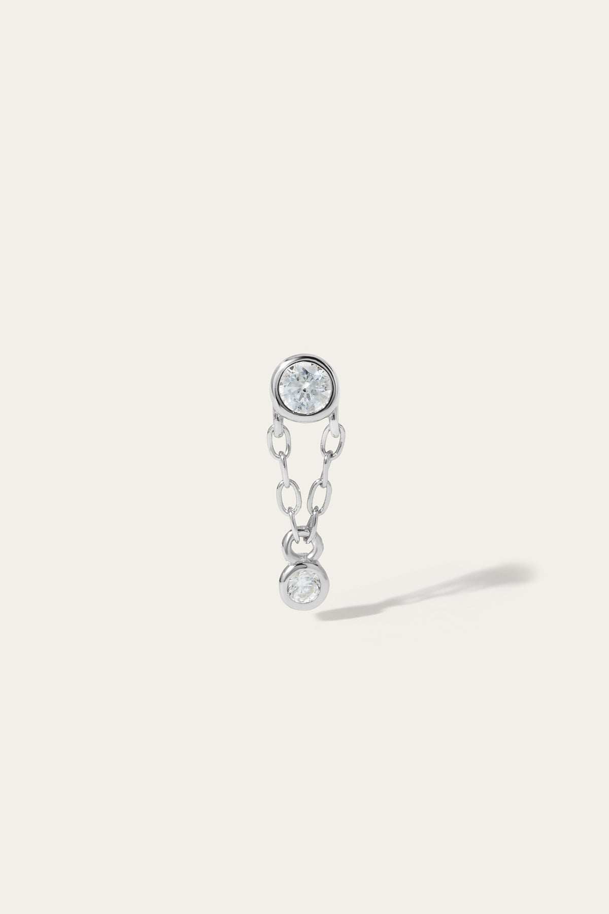 Ora sterling silver stud