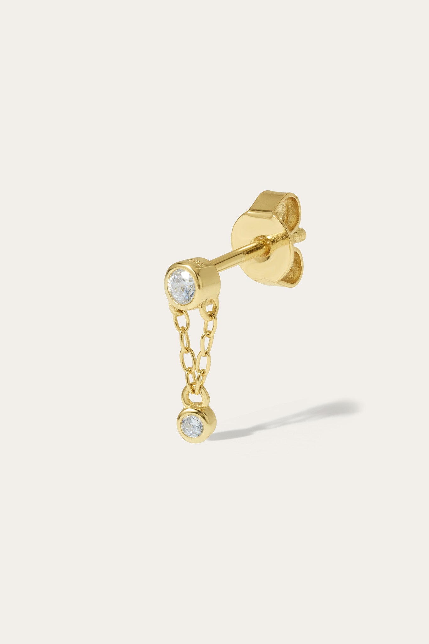 Ora gold vermeil stud