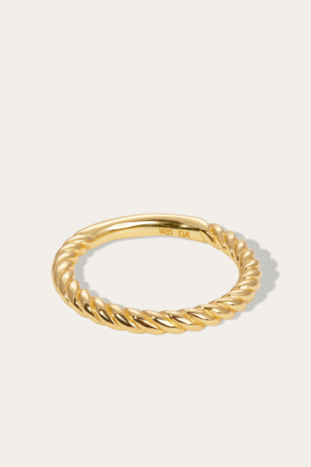 Speira gold vermeil ring