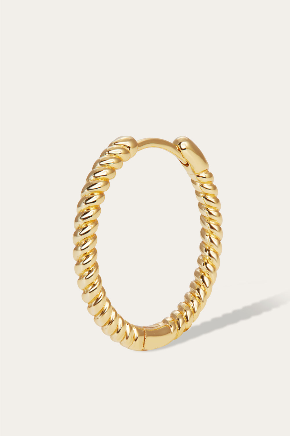 Speira 18mm gold vermeil mini hoop