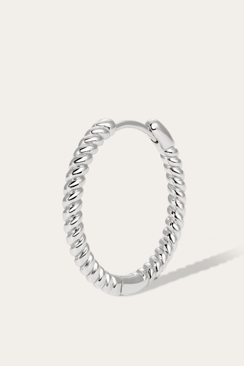Speira 18mm sterling silver mini hoop
