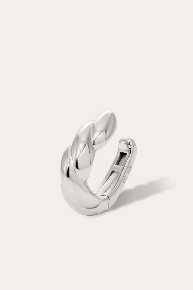 Speira band sterling silver ear cuff