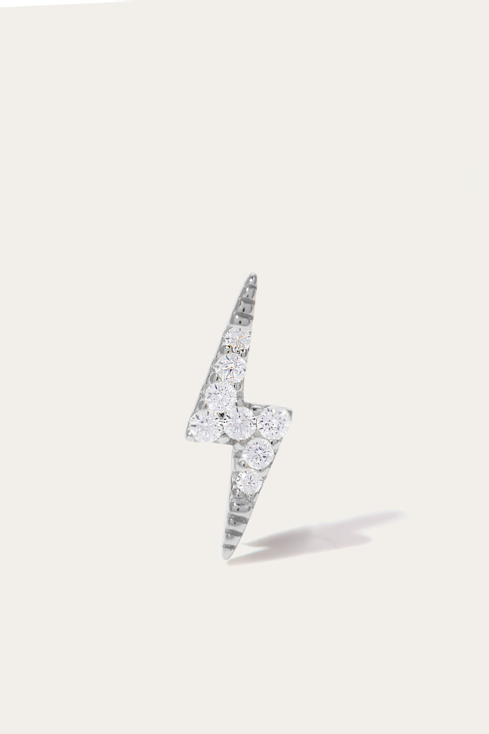 Bolt sterling silver stud
