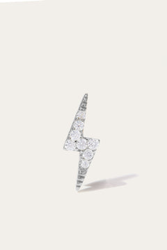 Bolt sterling silver stud