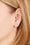 Mini Celeste gold vermeil stud earring (ball screw)