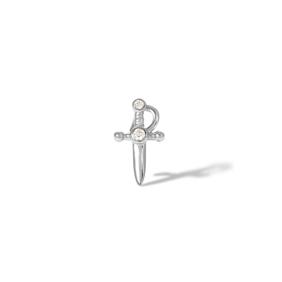 Freya sterling silver stud earring