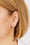 Freya gold vermeil stud earring (ball screw)