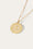 Libra gold vermeil necklace