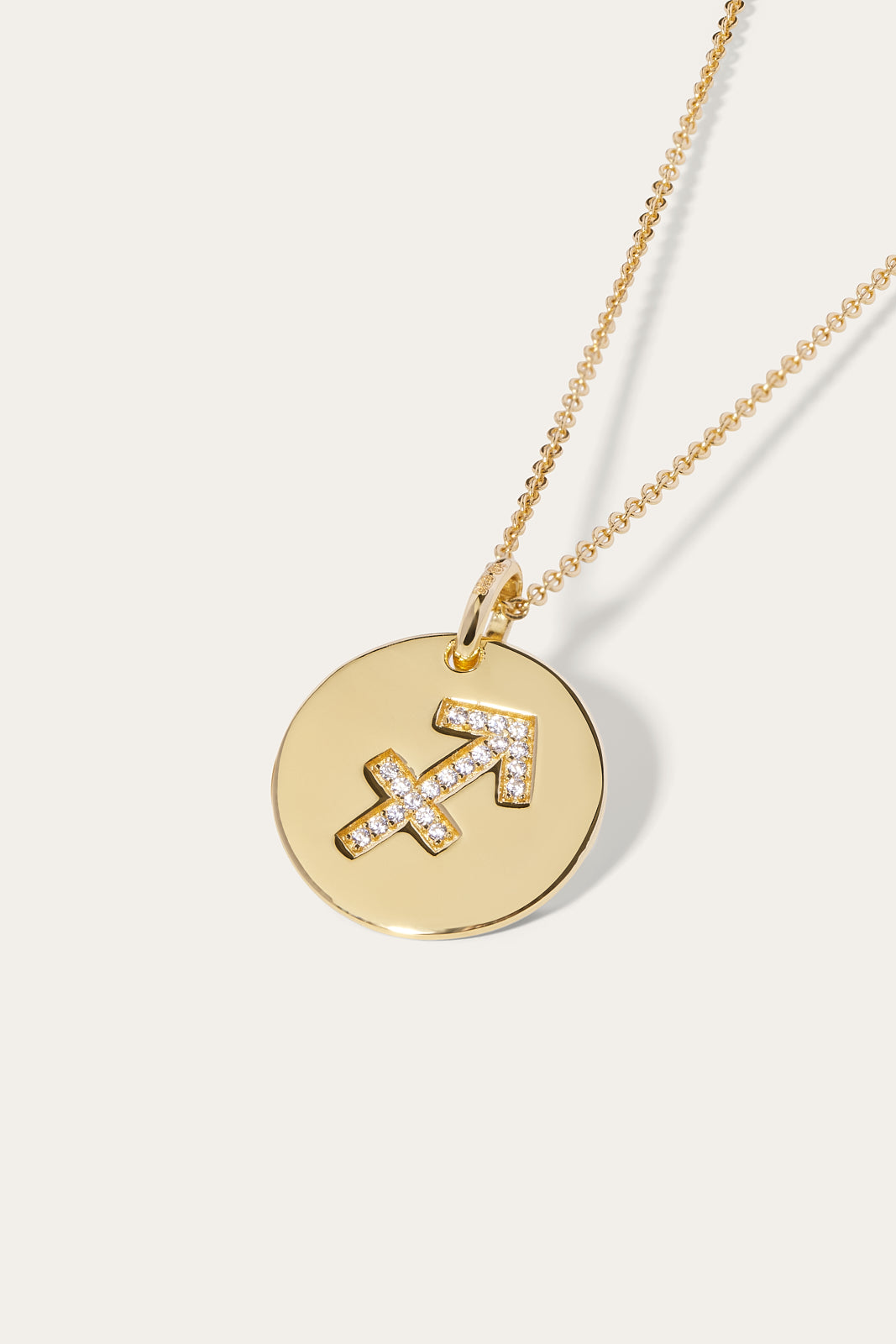 Sagittarius gold vermeil necklace