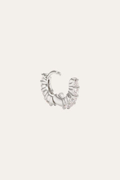 Mini Gala 6.5mm sterling silver huggie