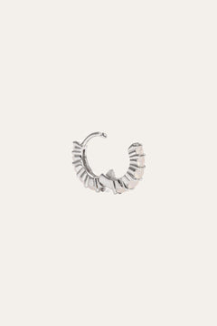 Mini Gala 8.5mm sterling silver huggie