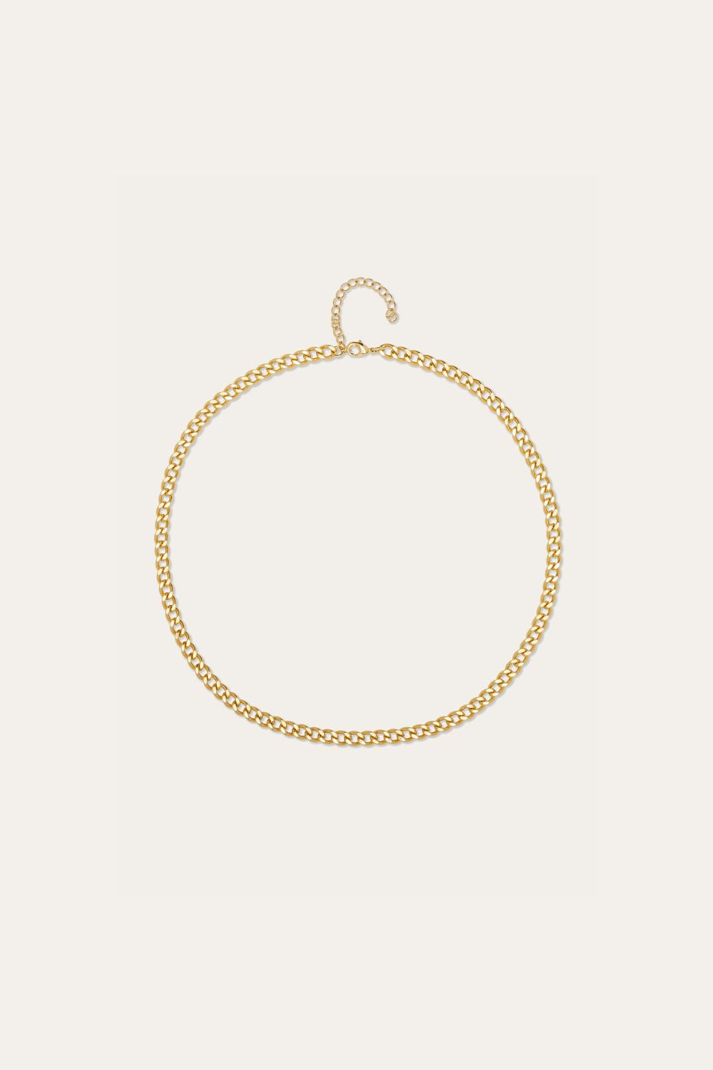 Medium Catena gold plated necklace