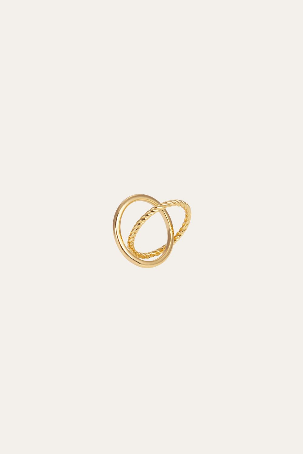Speira crisscross gold vermeil ring